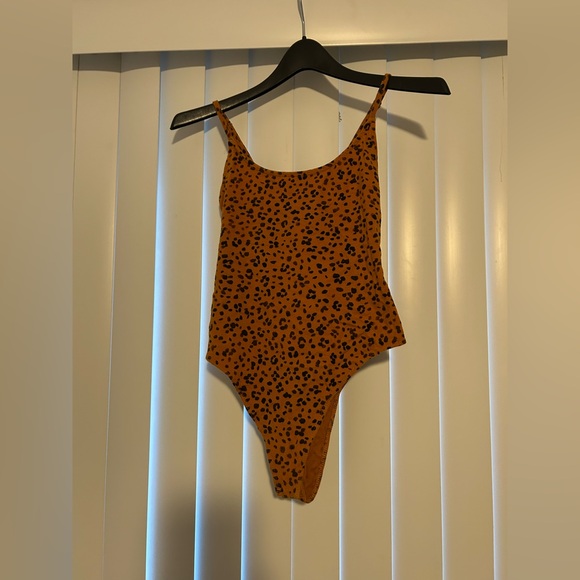 Wild Fable Leopard Print Bodysuit - Picture 1 of 7